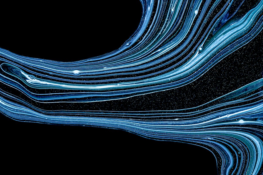 blue and white light streaks blue and white light streaks