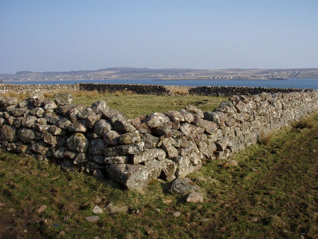 Dry stone enclosure Dry stone enclosure
